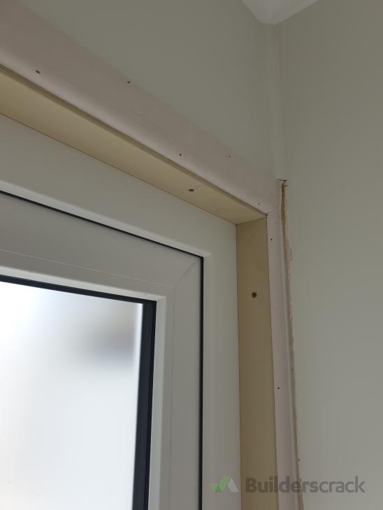 Painting newly installed door & window frames and architraves, whole