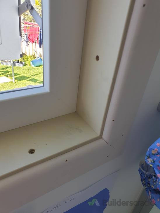 Painting newly installed door & window frames and architraves, whole