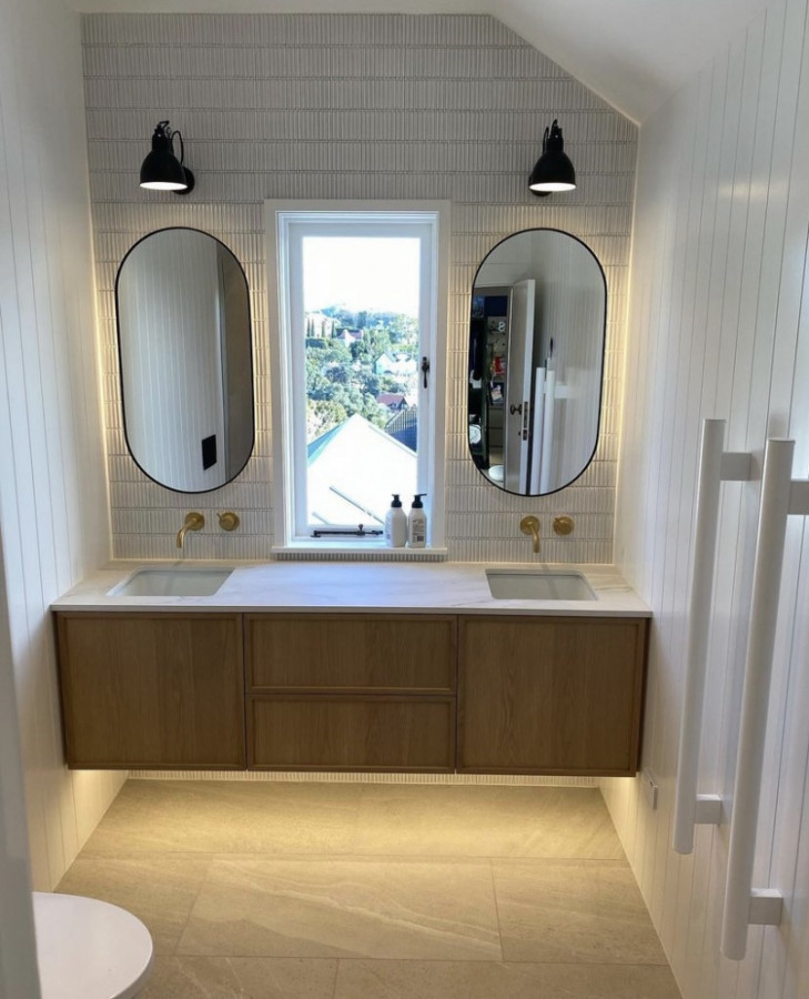 Double bathroom renovation