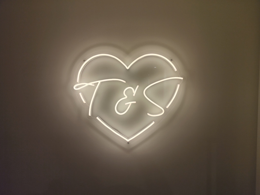 Neon sign install