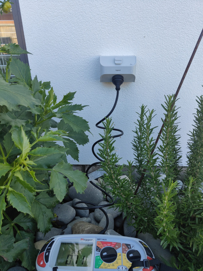 Testing the new plug