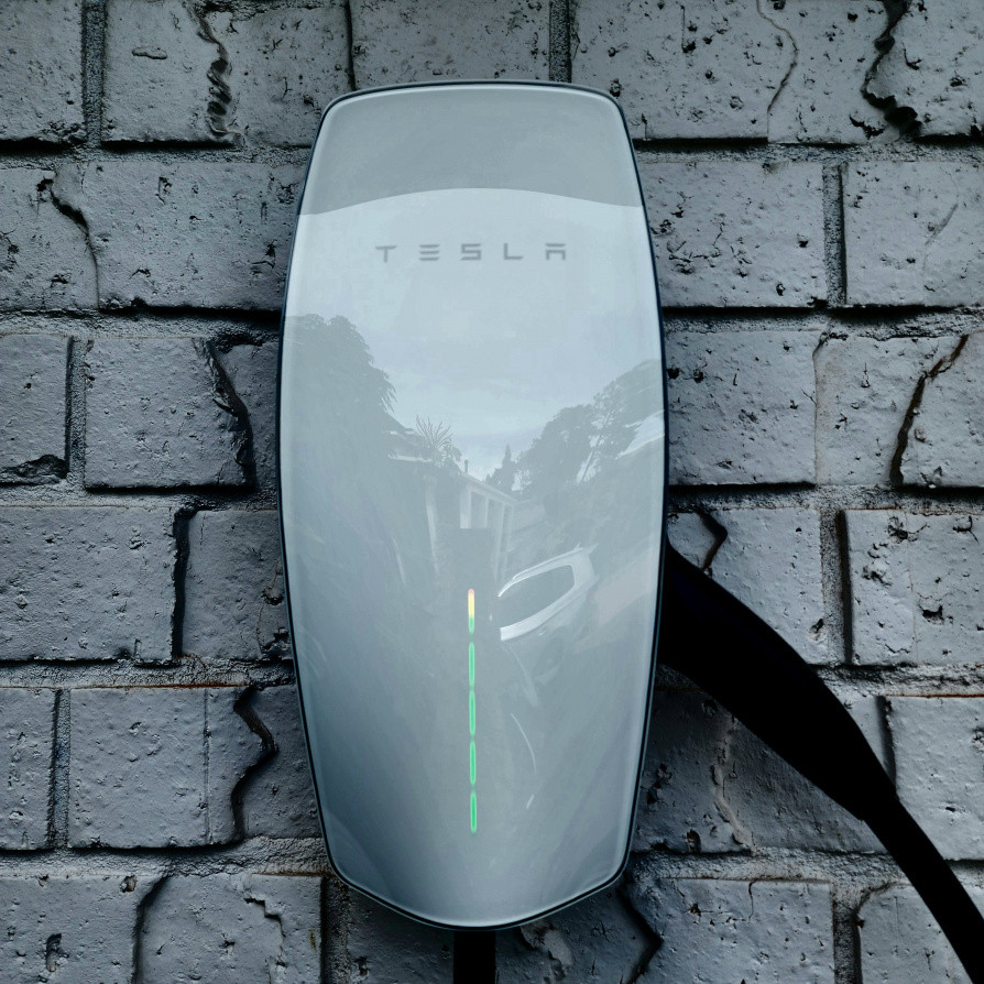 Tesla wall charger installation