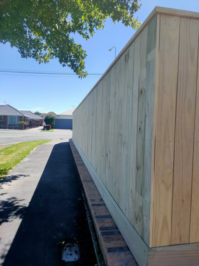 Dressed Paling Fence