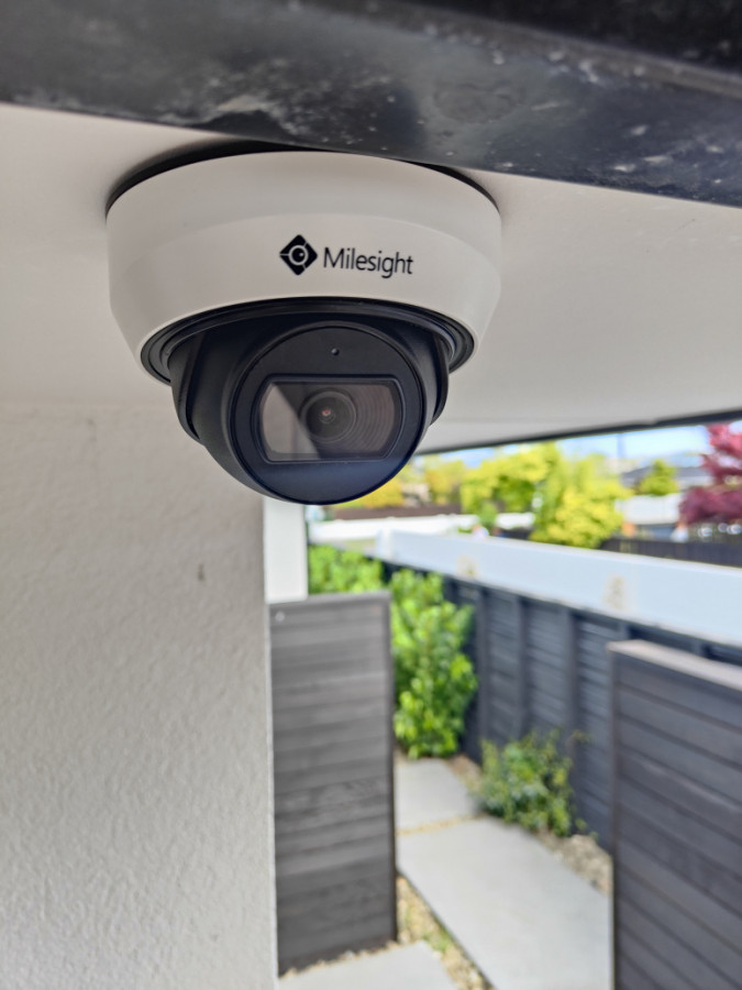 Security camera install.