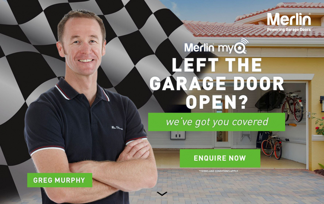 Merlin authorised dealers. Brand ambassador - Greg Murphy.