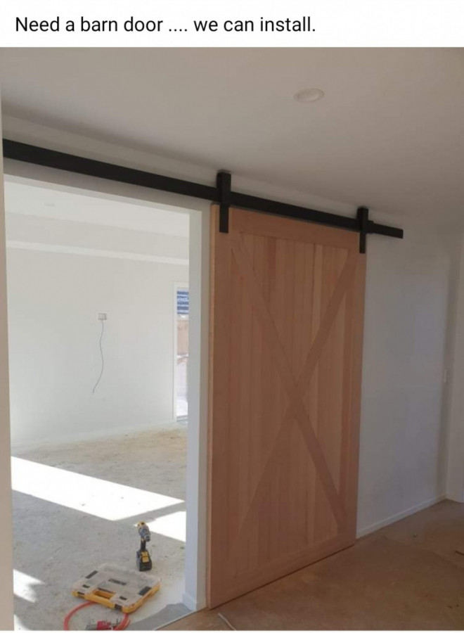 Need a barn door we can install