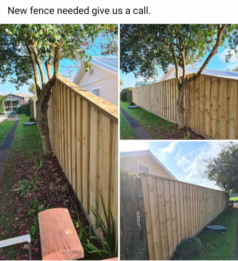 New fence