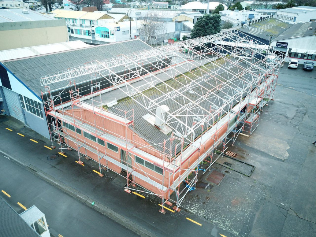 Preparation for commercial roof removal