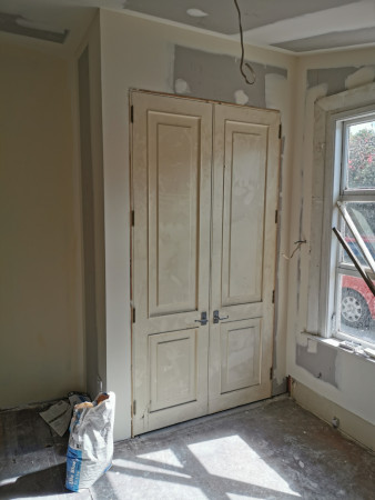 Wardrobe with French doors