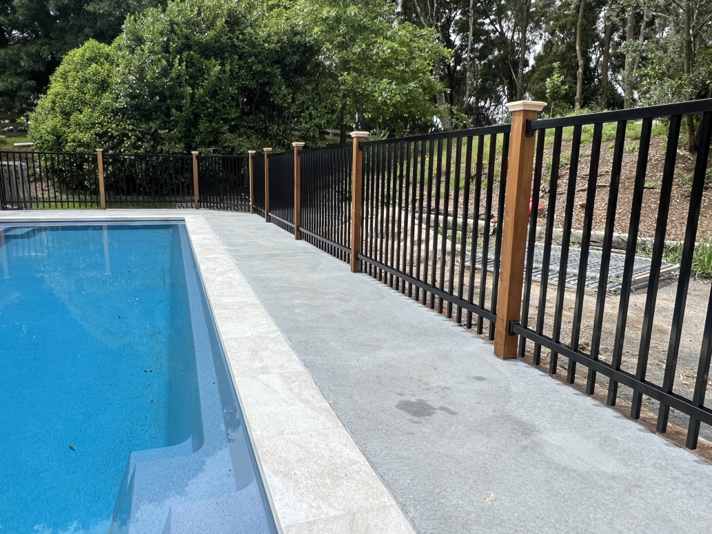 Swimming Pool Fence Concrete Builderscrack