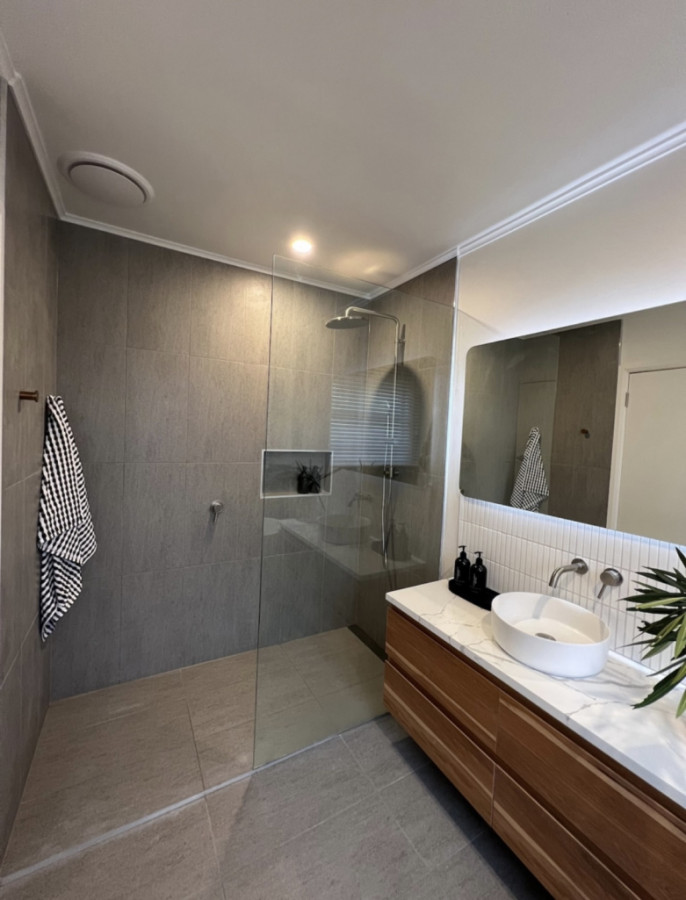 Renovated bathroom