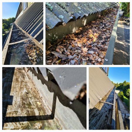 Industrial gutter clean