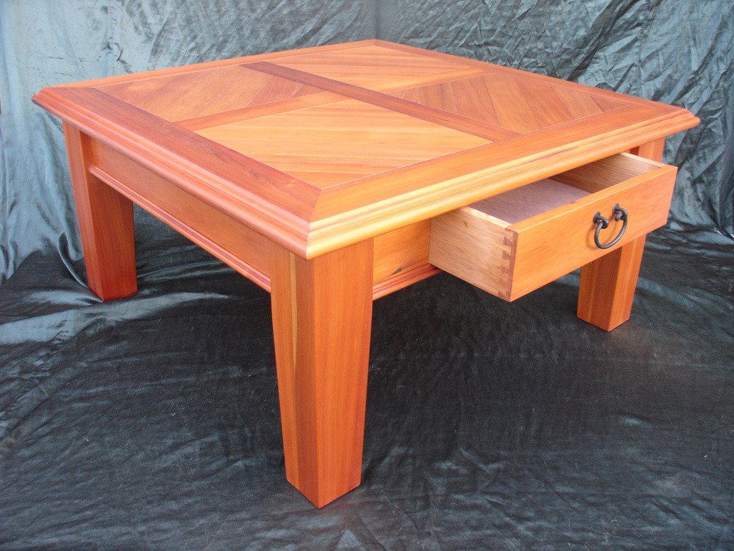 Recycled timber table