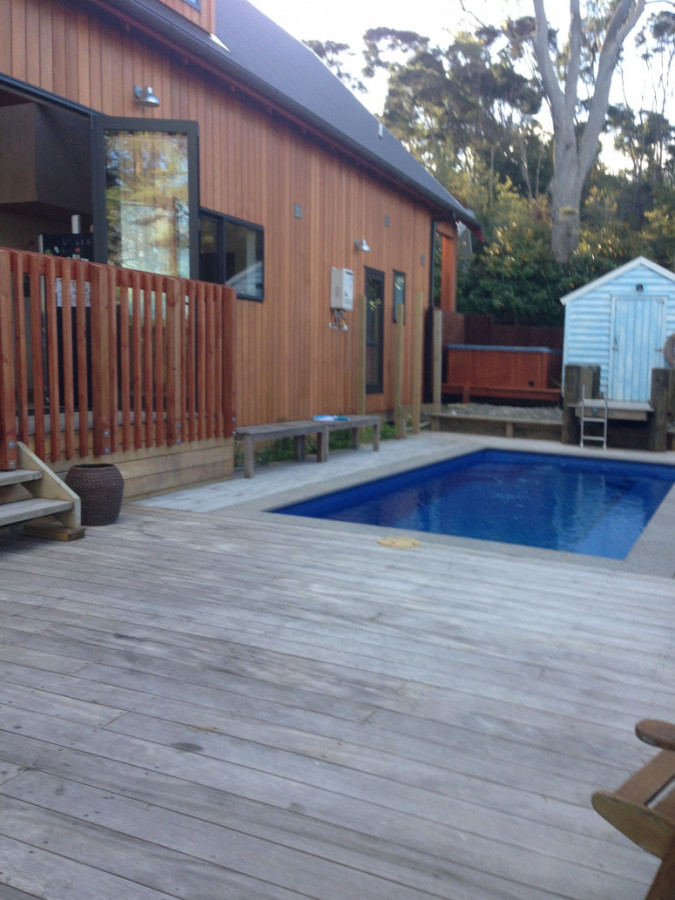 Boat shed house design - Pool Area
