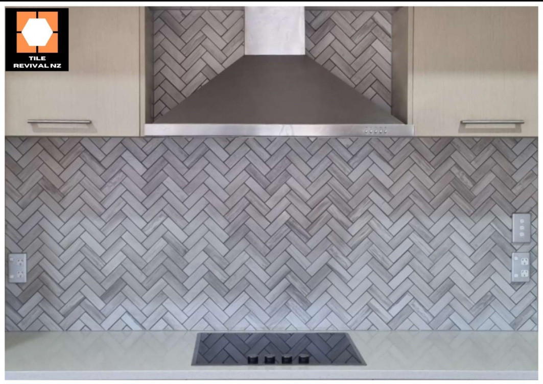 Kitchen Herringbone Splashback
