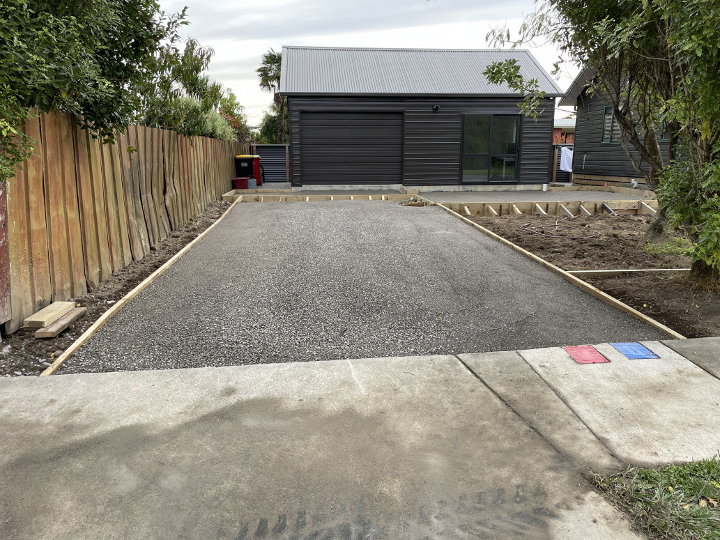 Driveway and concrete prep