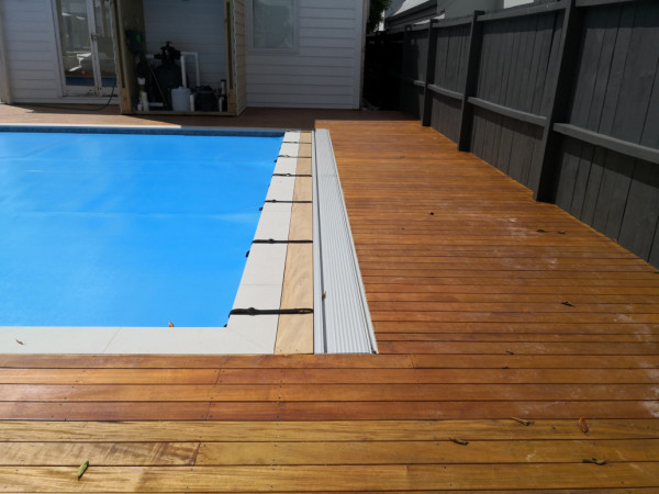 Under deck ,pool cover