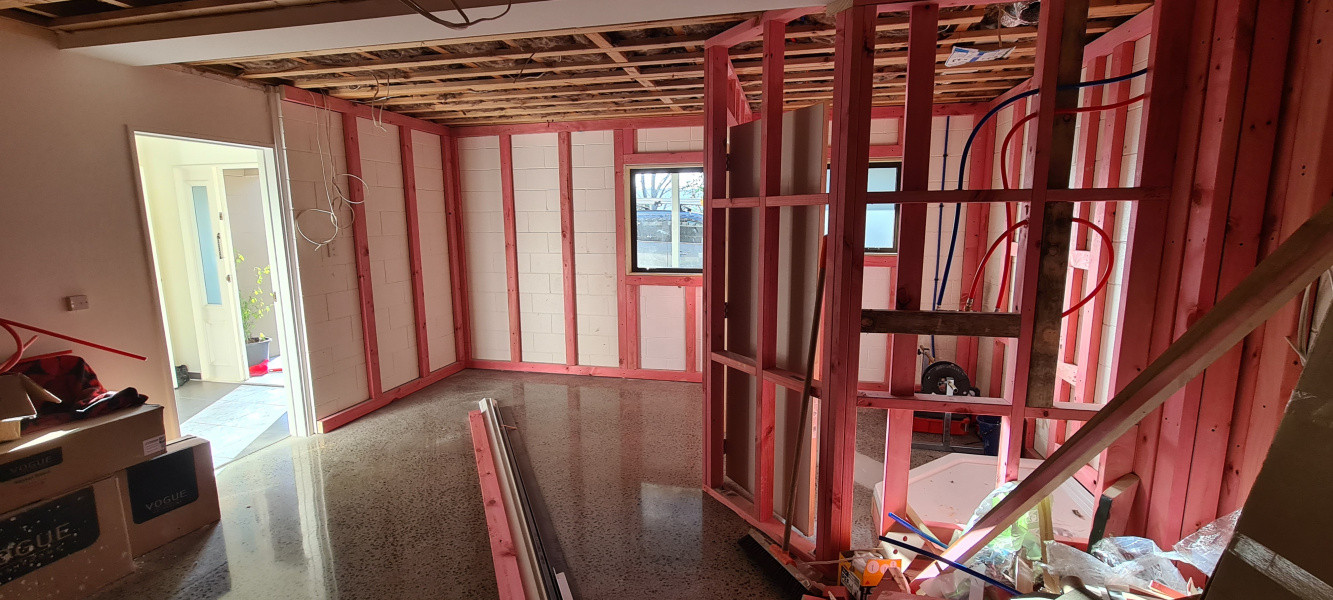 Pass - framing and preline inspections. Ready to line walls