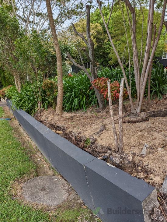 Remove and replace retaining wall ( 842644) Builderscrack