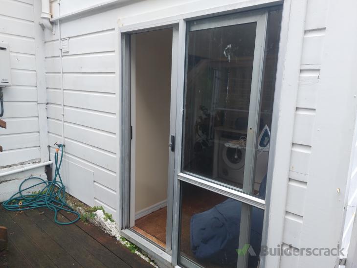 Removing sliding doors and replacing with an external door ( 843158