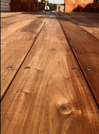 Mahogany deck, one of my old work, before Builderscrack