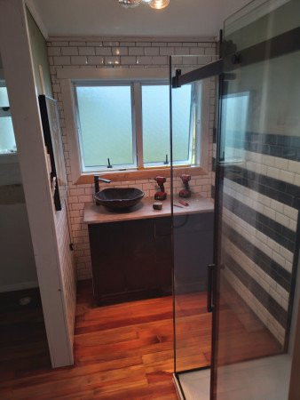 Fully Renovated bathroom, still needs to be painted.