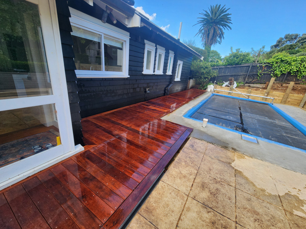 Replacement with a New Kwila Decking