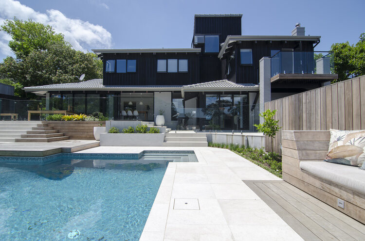 Outdoor living and pool