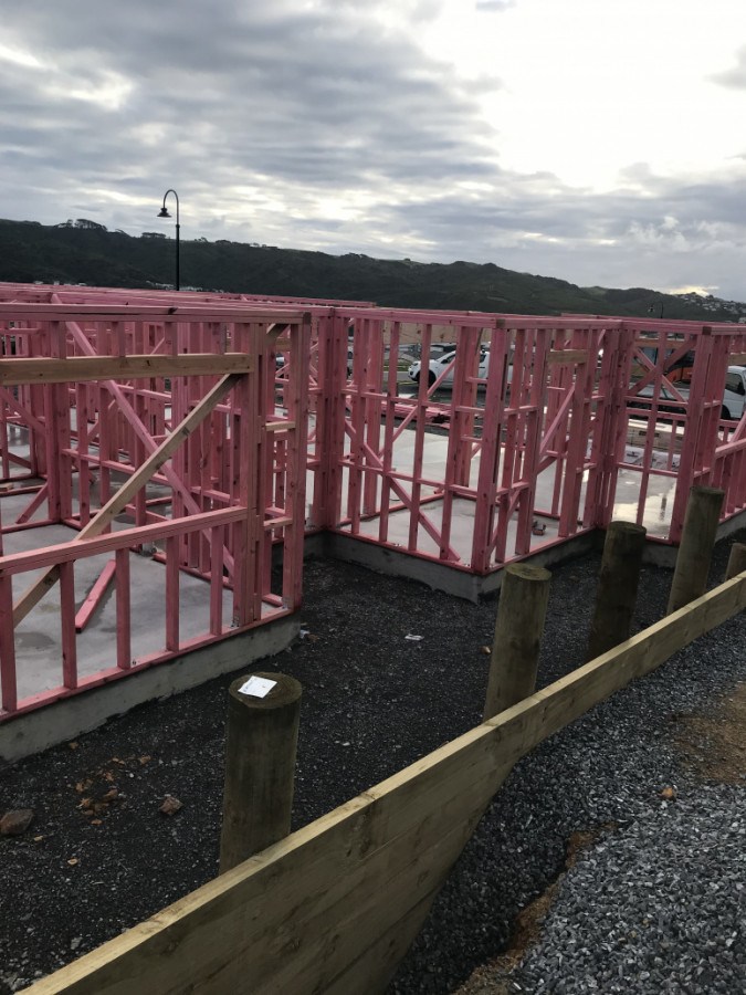 framing and retaining walls