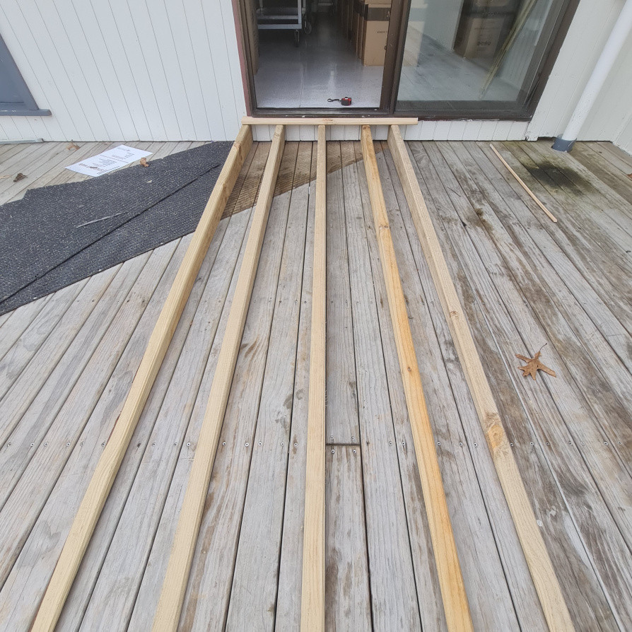 This client was after a ramp to the install for access for wheelchair at Tamaqui college school