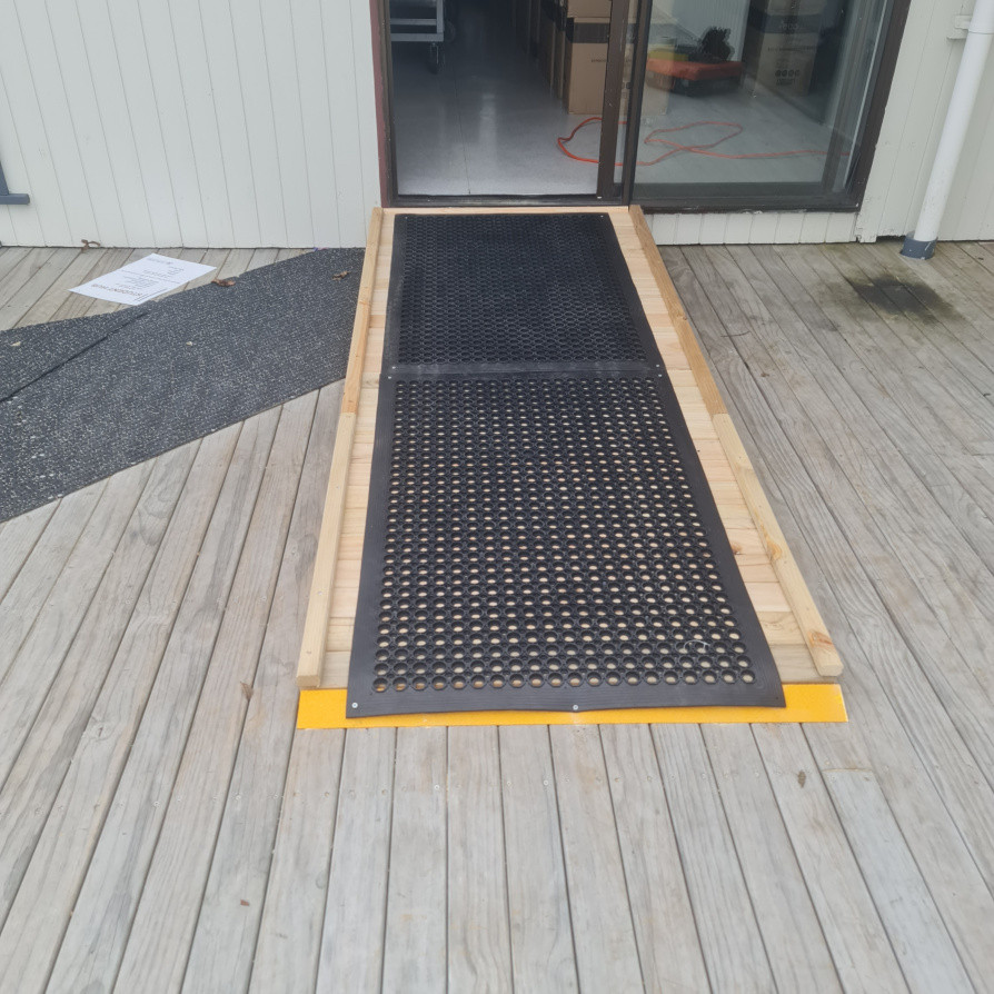 Ramp access for wheelchair users
