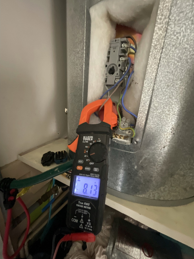 Testing faulty hot water cylinder