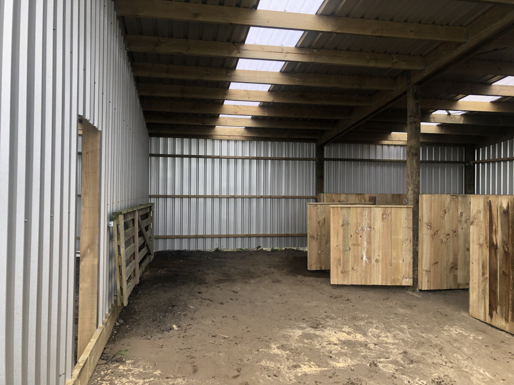 Custom horse stable