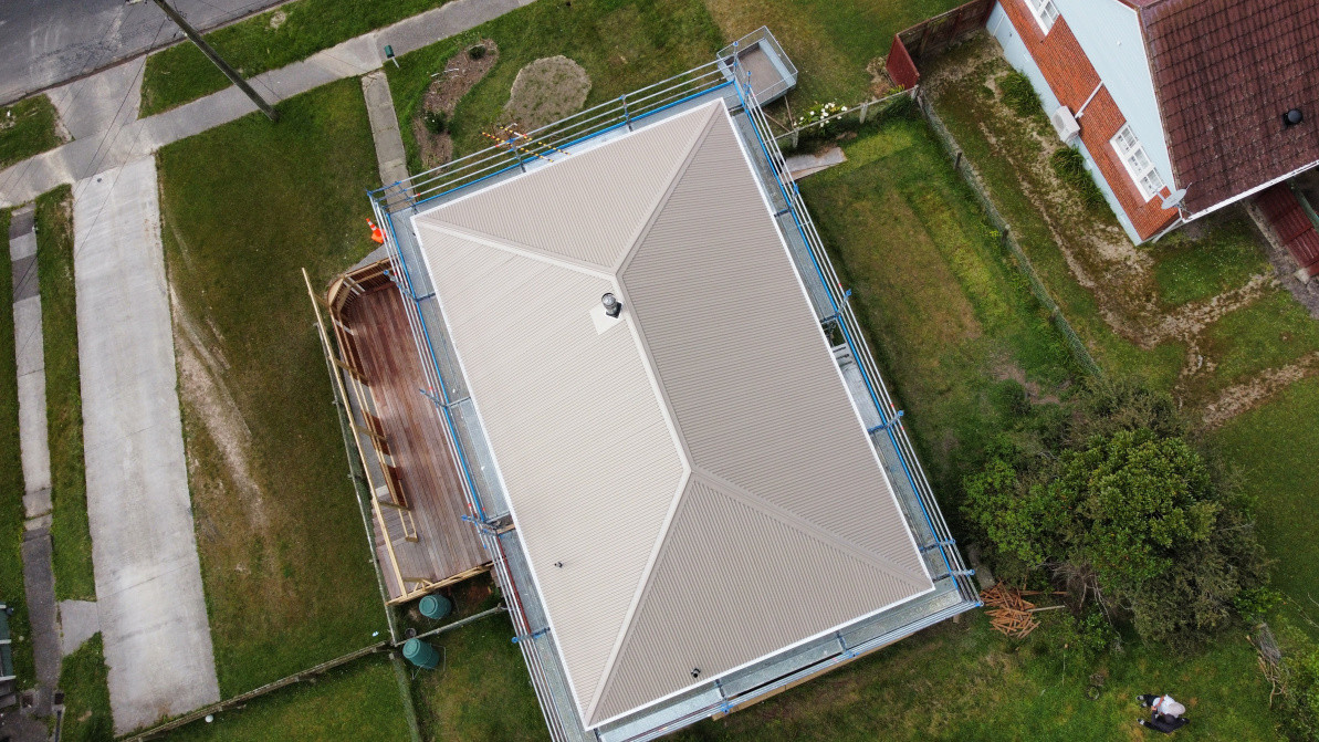 Concrete tile roof After