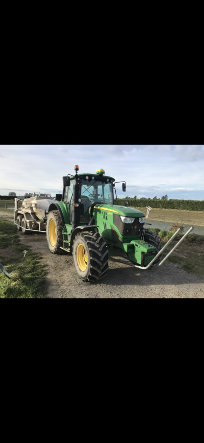 Tractor ready to go apply liquid fertiliser