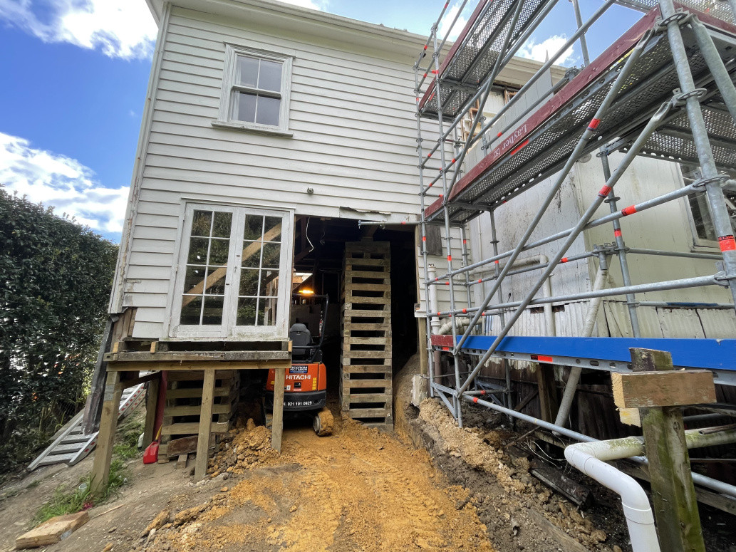 Under house dig out.