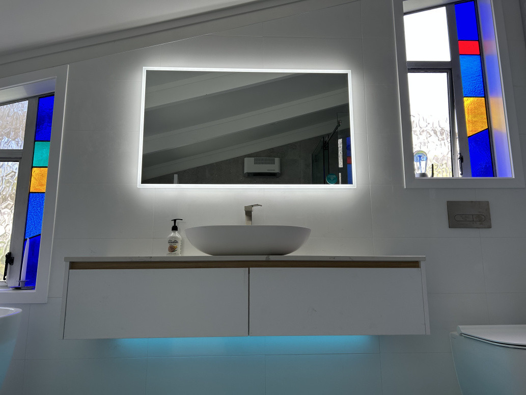 LED Mirror and colour changing under counter LED lighting