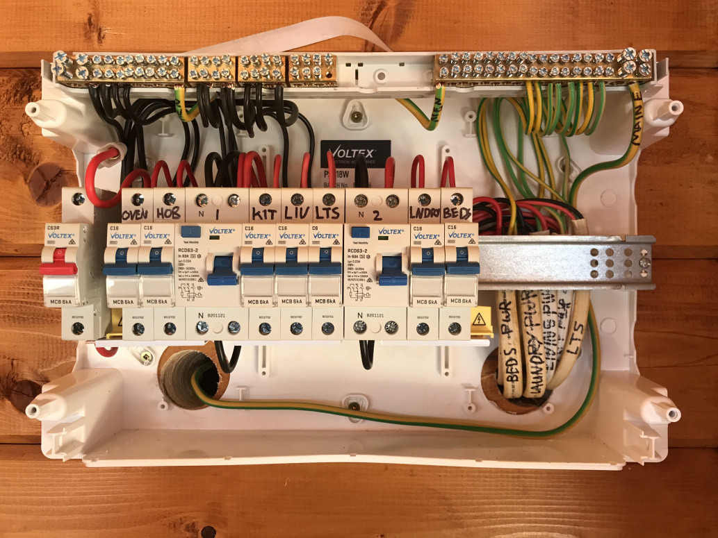 Small switchboard Installation