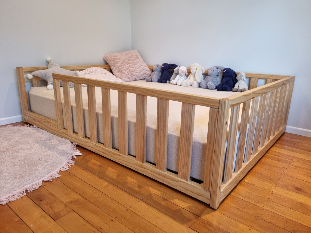 Toddler Floor Bed - Pine