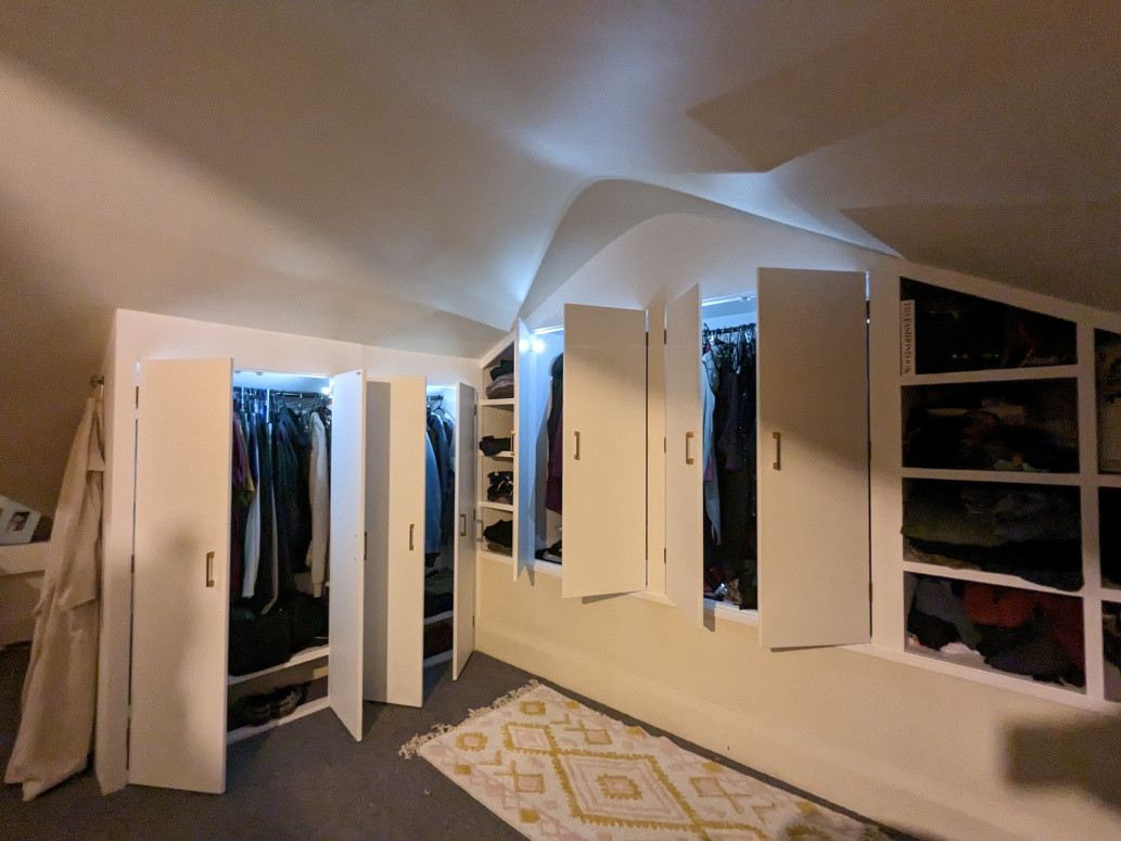 Custom fitted wardrobes