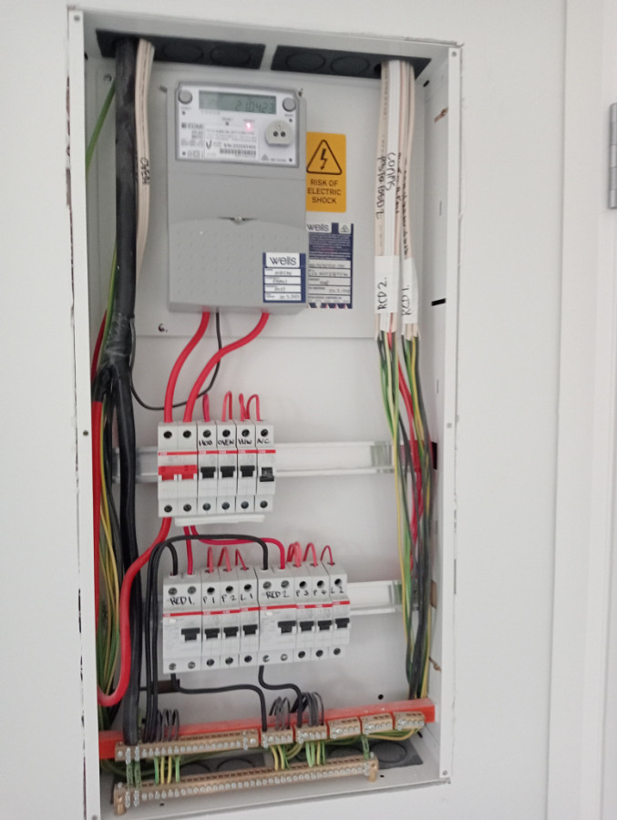 New sub development switchboard install