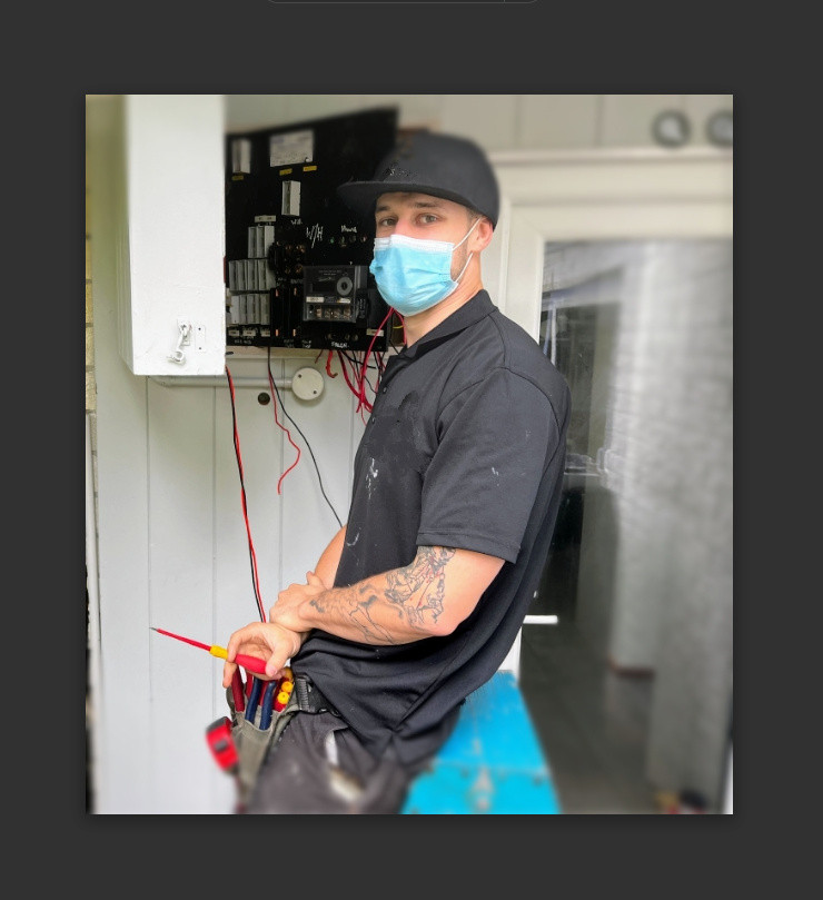 An asbestos switchboard replacement and upgrade to RCBO protection