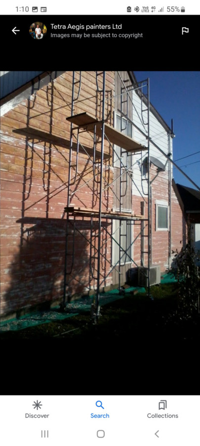 Tetra aegis painters for help with access and scaffolding