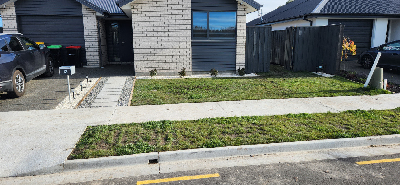 Front Yard Landscape | Builderscrack