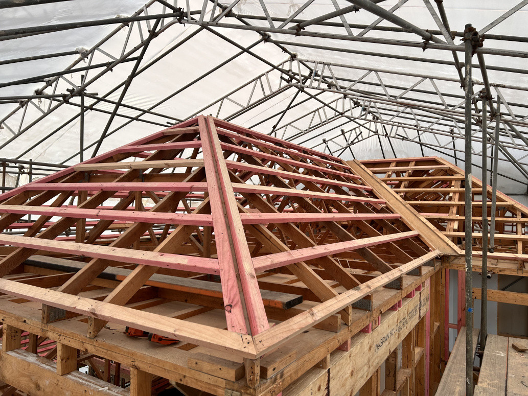 Ridgeline, Valley and Purlin reconstruction in Remuera. Ready for Espan Roofing