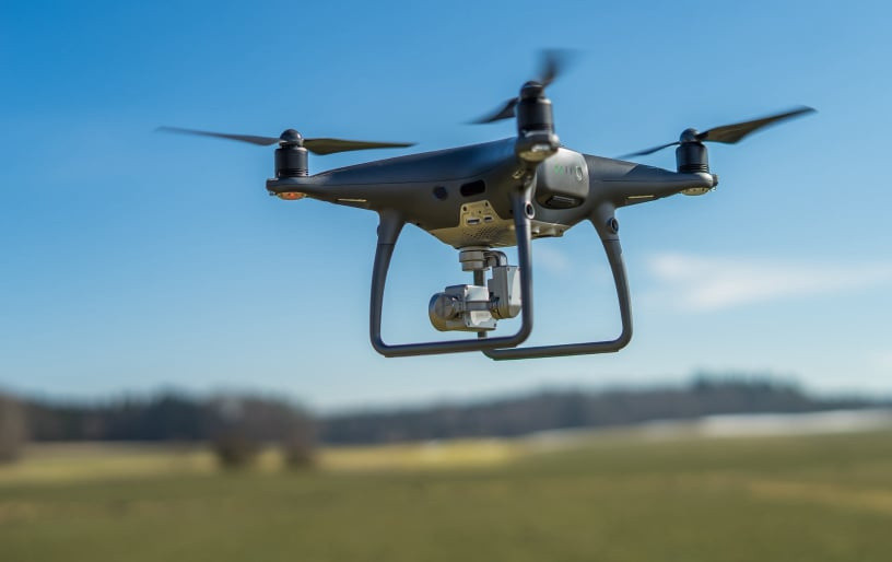 Survey drone in action