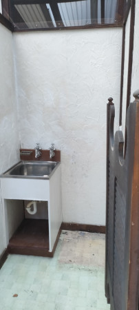 Preparation for removal of class b asbestos cladding.