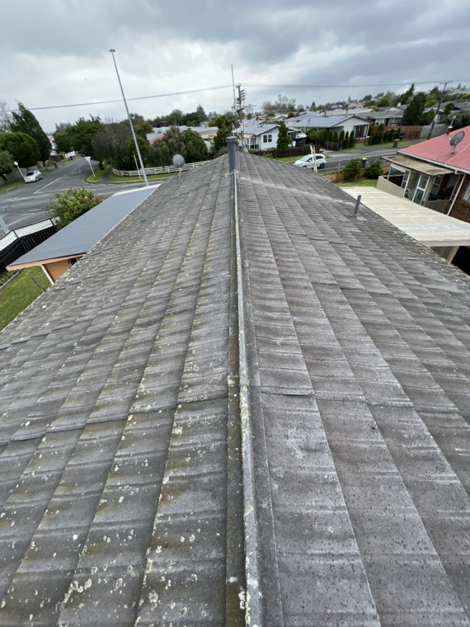 Decramastic Tile to Longrun ‘before’