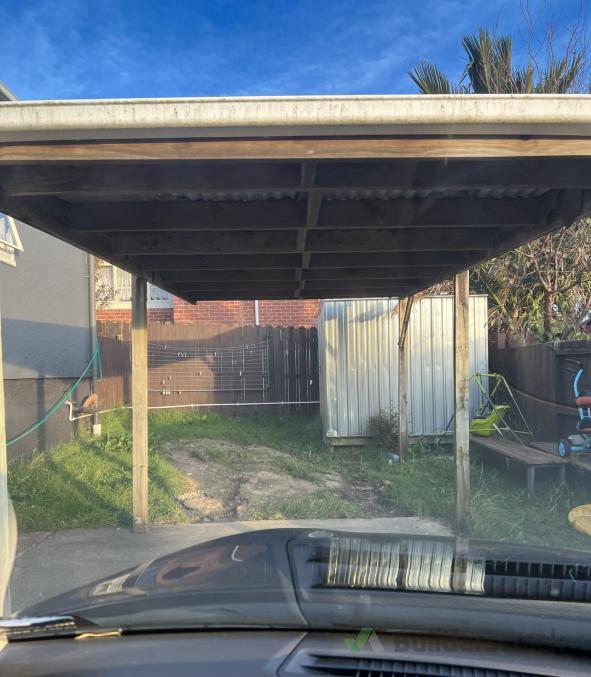 Carport removal and concrete carport parking area ( 867371) Builderscrack