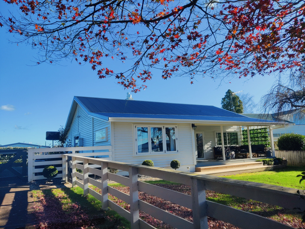 New roof, new windows and doors, fencing and decks, landscaping and major remolding inside.